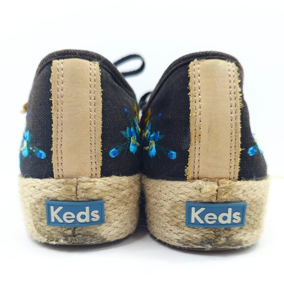 Keds x Rifle Paper Co. Women's Embroidered Canvas Platform Sneakers - Picture 7 of 9
